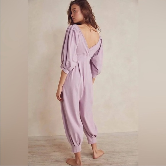 NWT Free People Lotta Love Romper Jumpsuit in Lavender Size Small - Picture 2 of 16